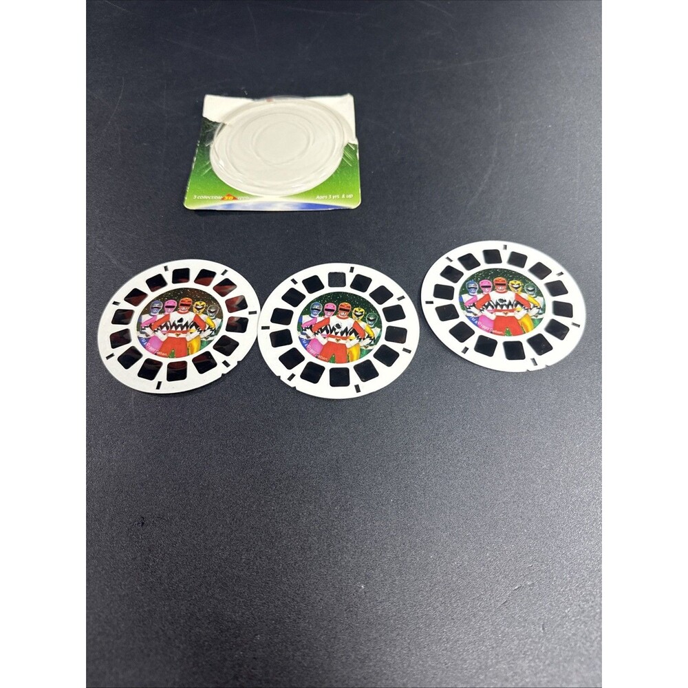 Fox Kids Saban's Power Rangers Lost Galaxy view-master 3 Reels opened Pack